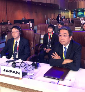 (写真3)日本国席の様子