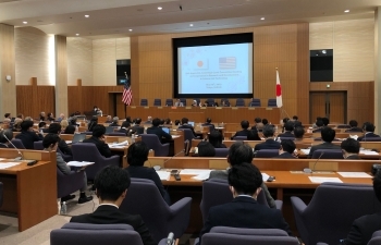 日米科学技術研究開発協力協定に基づく第15回合同高級委員会の開催の様子