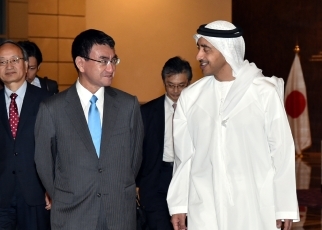 日・アラブ首長国連邦（UAE）外相会談3