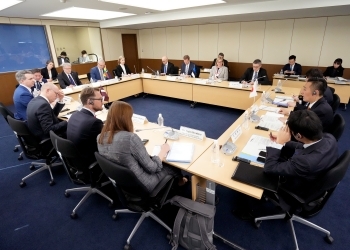 第4回日・バルト協力対話の議場の様子