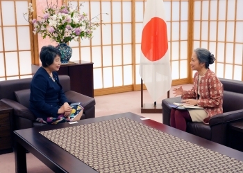 表敬の様子