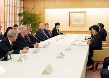 表敬訪問の様子