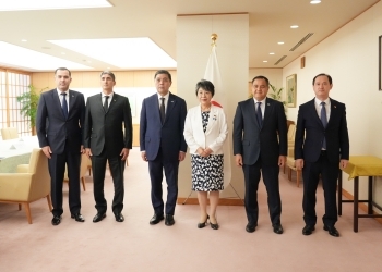 中央アジア5か国駐日大使らと上川外務大臣