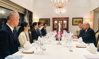 夕食会の様子