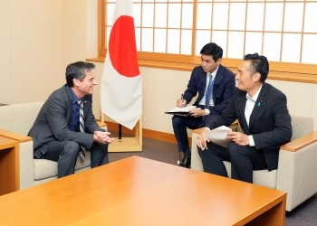 表敬訪問の様子