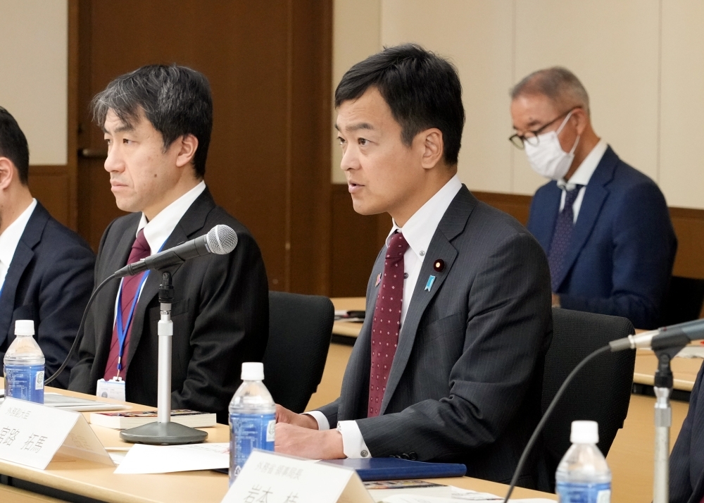 会場での宮路拓馬外務副大臣の姿