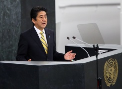 安倍総理大臣の一般討論演説<br>(写真提供:内閣広報室)