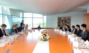 日独首相会談(2)