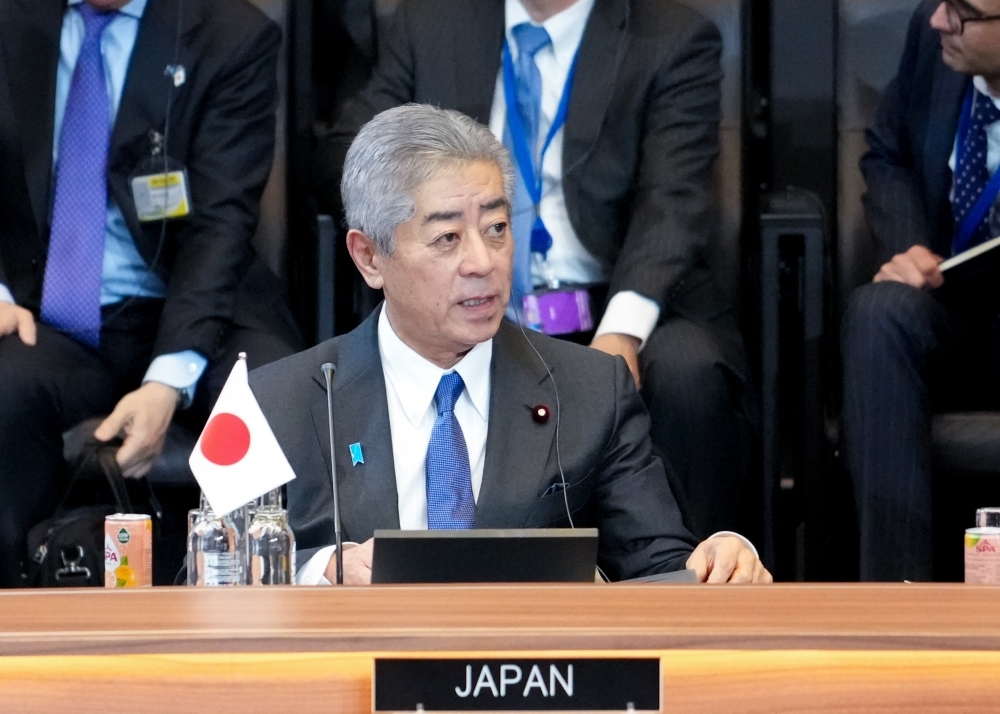 NATO外相会合に出席中の岩屋外務大臣