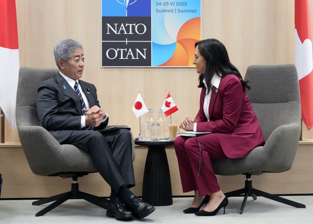 日加外相会談の様子