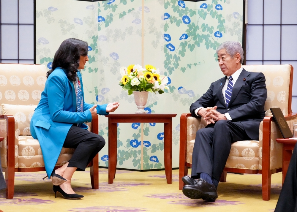 日加外相会談の様子