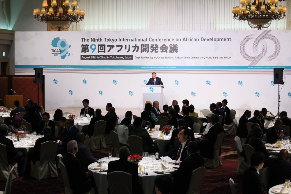 晩餐会会場の全景写真