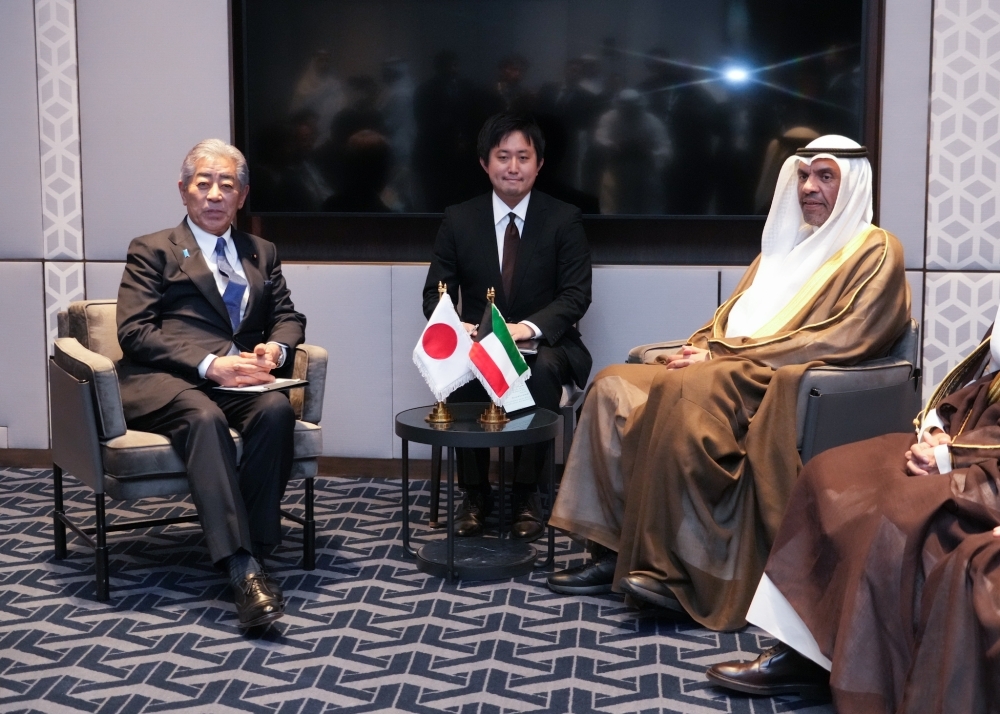 日・クウェート外相会談の様子