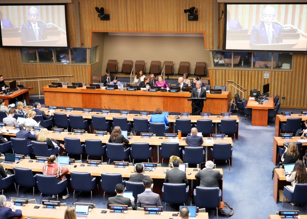 第14回包括的核実験禁止条約（CTBT）発効促進会議の様子