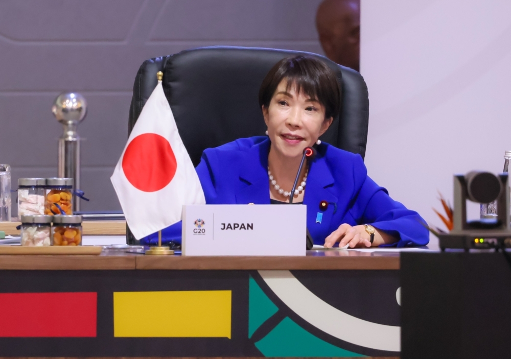 セッション3で発言する高市総理