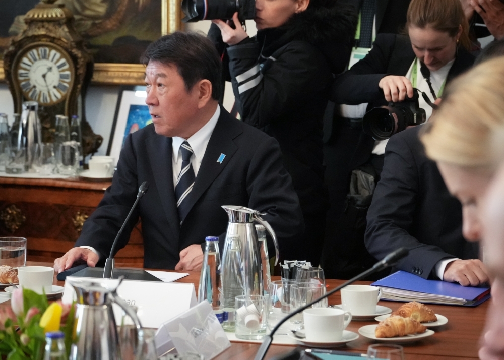 G7外相会合に出席中の茂木外務大臣