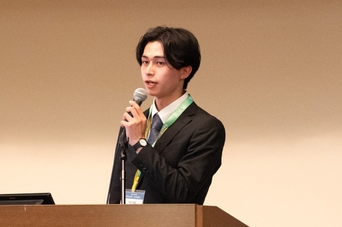 入賞した国際医療福祉大学　医学部3年生　平田　竜都（ひらた　りゅうと）さん
