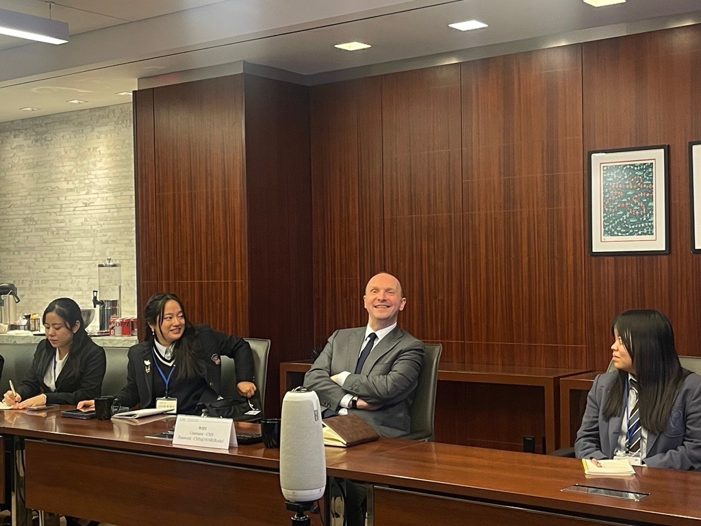 CSISでのニコラス・セチェイニー氏の講義