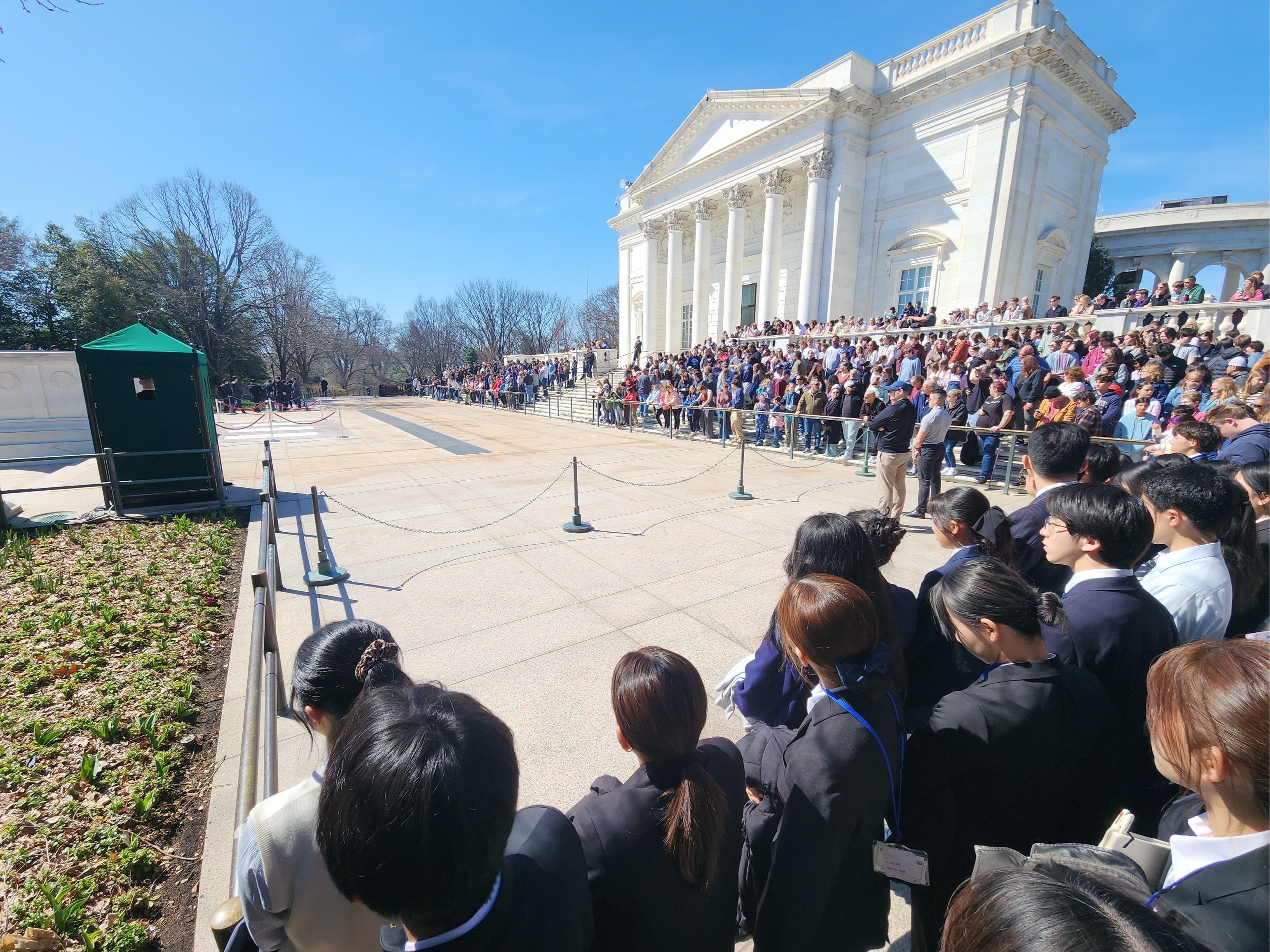 式典見学の様子