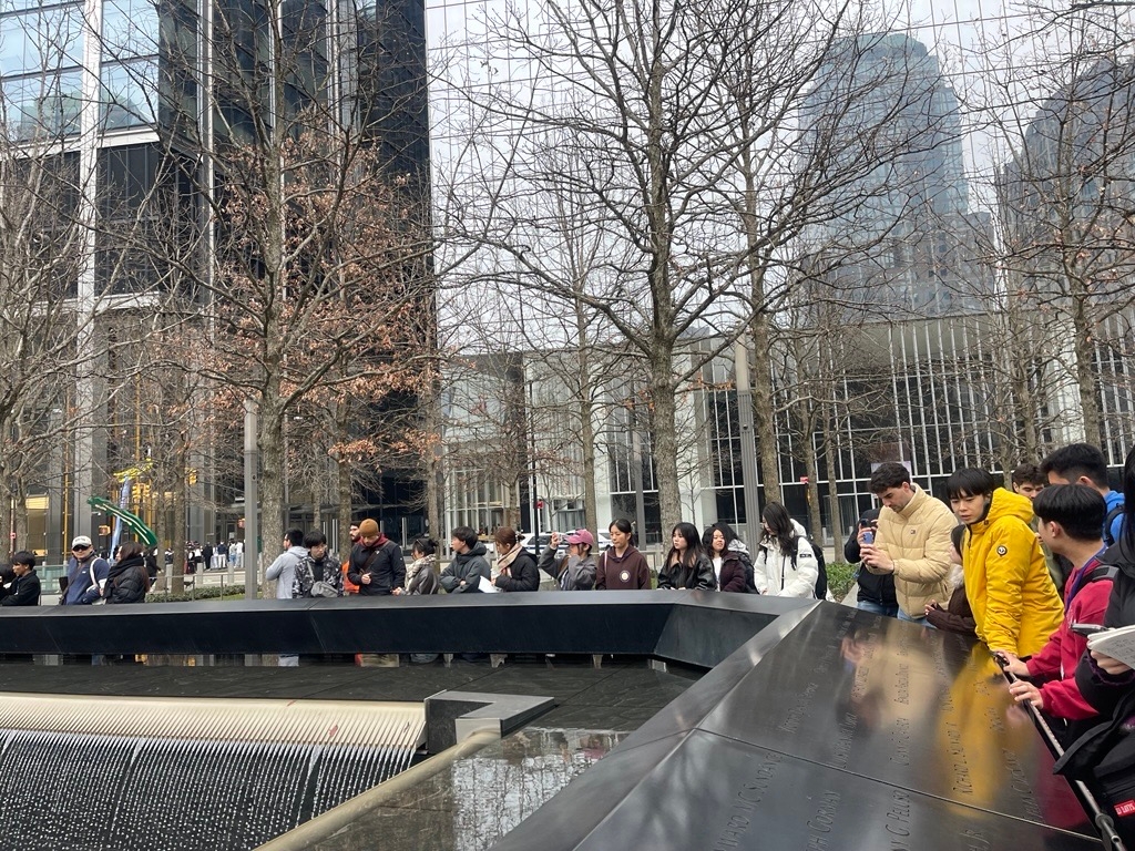 グラウンドゼロ見学の様子