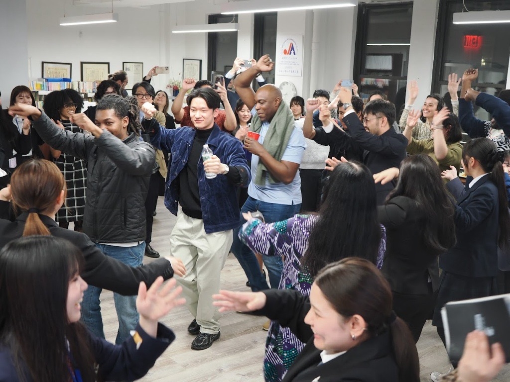 レセプション中の様子