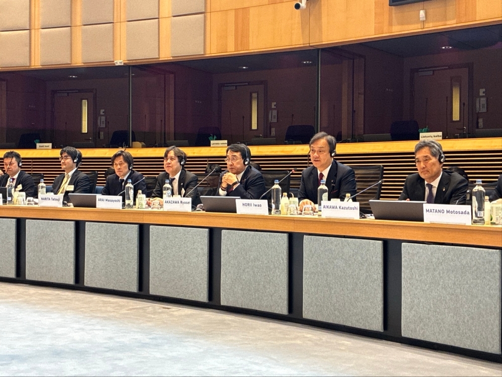 第7回日・EUハイレベル経済対話会場の様子