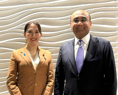 英利政務官とウズベキスタン外務次官