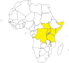 （地図）EAC（東アフリカ共同体）8か国加盟