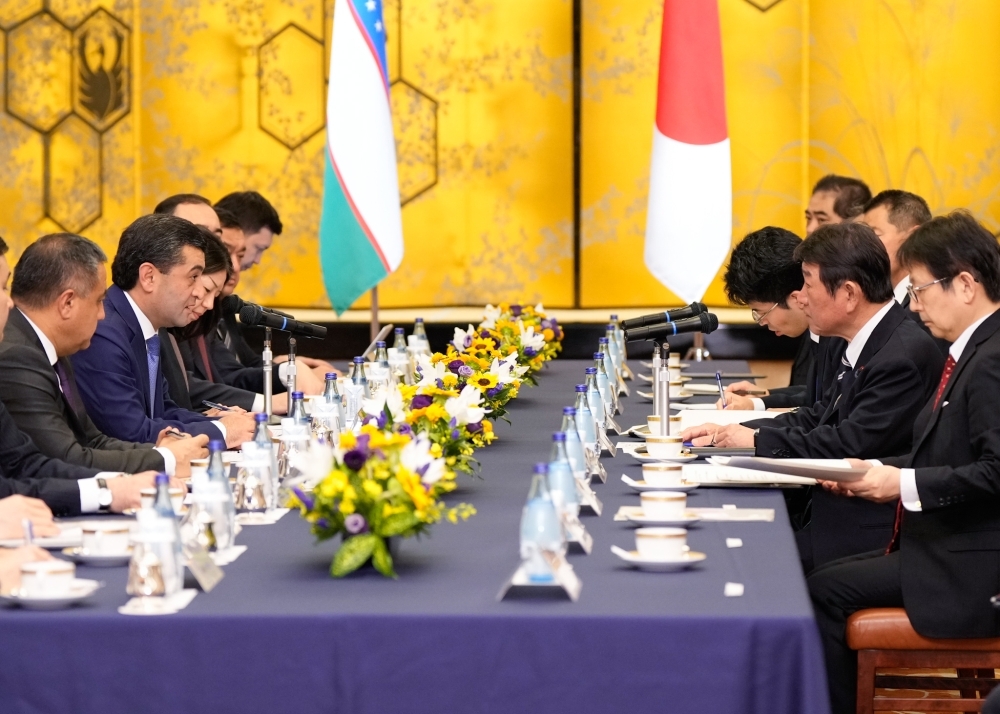 茂木外務大臣とサイードフ外務大臣との会談