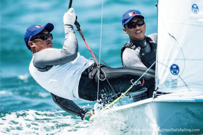 「2015関東470選手権大会」では、出場全85艇中総合5位の好成績(写真提供:Kazushige Nakajima/DailySailing.com)