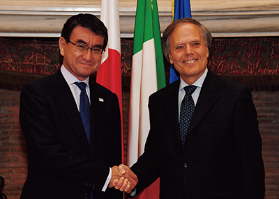 日伊外相会談(11月23日、イタリア・ローマ)