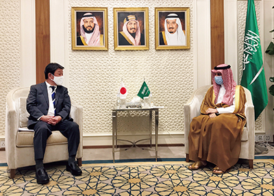 日・サウジアラビア外相会談(10月3日、サウジアラビア・リヤド)