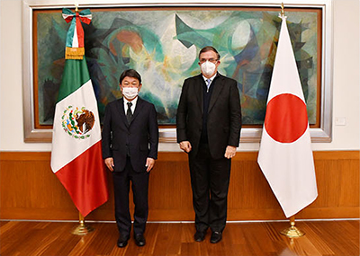 日墨外相会談（1月4日、メキシコ）