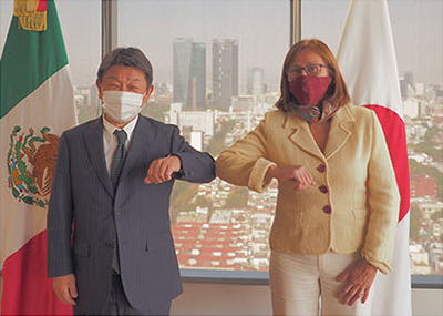 茂木外務大臣とクルティエル経済相との会談（1月5日、メキシコ）