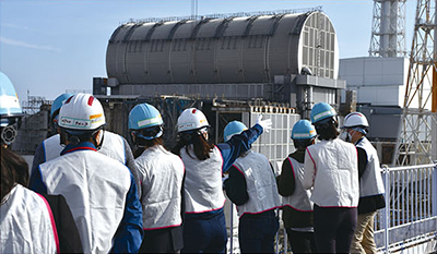 在京外国メディア関係者向けプレス・ツアー（11月1から2日、東京電力福島第一原発の視察）