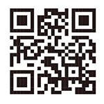 「JFF+」のホームページQRコード