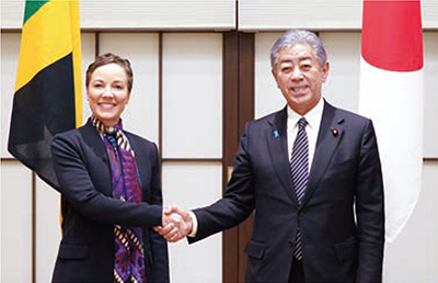 日・ジャマイカ外相会談（12月12日、東京）