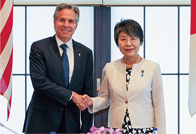 日米外相会談（7月28日、東京）