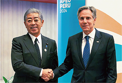 日米外相会談（11月14日、ペルー・リマ）