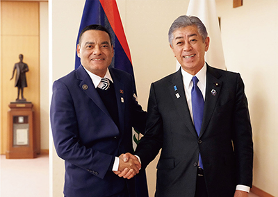 日・ベリーズ外相会談（12月14日、東京）