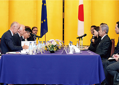 第1回日・EU外相戦略対話（11月1日、東京）