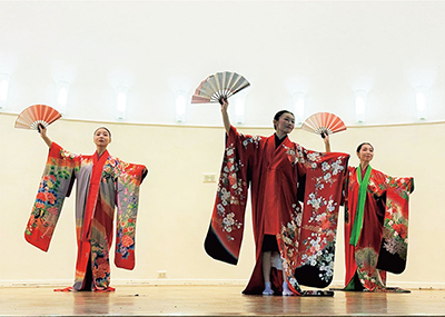 「JapanWeek」で行われた公演の様子（11月、フランス・コルマール）
