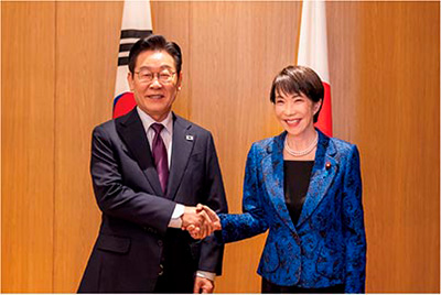 日韓首脳会談（2026年1月13日、奈良　写真提供：首相官邸ホームページ）