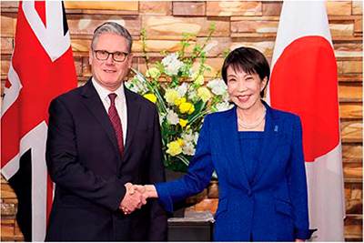 日英首脳会談（2026年1月31日、東京　写真提供：首相官邸ホームページ）