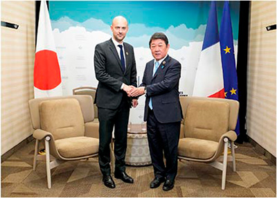 日仏外相会談（11月12日、カナダ・ナイアガラ）
