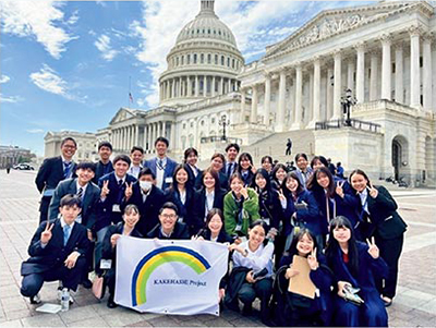 TOFUプログラムに参加した学生(3月、米国・ワシントンD.C.)