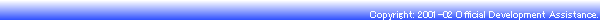 Copyright: 2001-02 Official Development Assistance.
