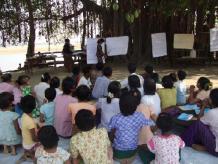 「Healthy Village」について考えるワークショップ（過去事業の参考写真）