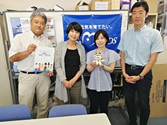 （写真4）「ODAとは？海外で通用する日本人の心構えとは？」をテーマに講義を行いました