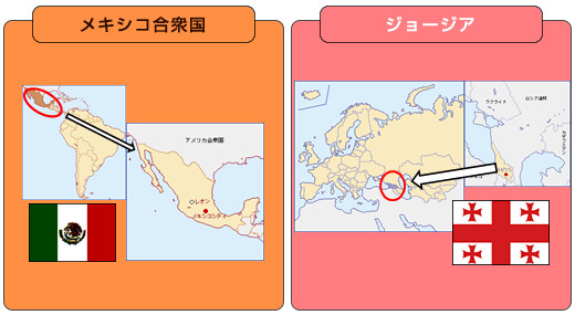 （画像1）メキシコ合衆国，ジョージア